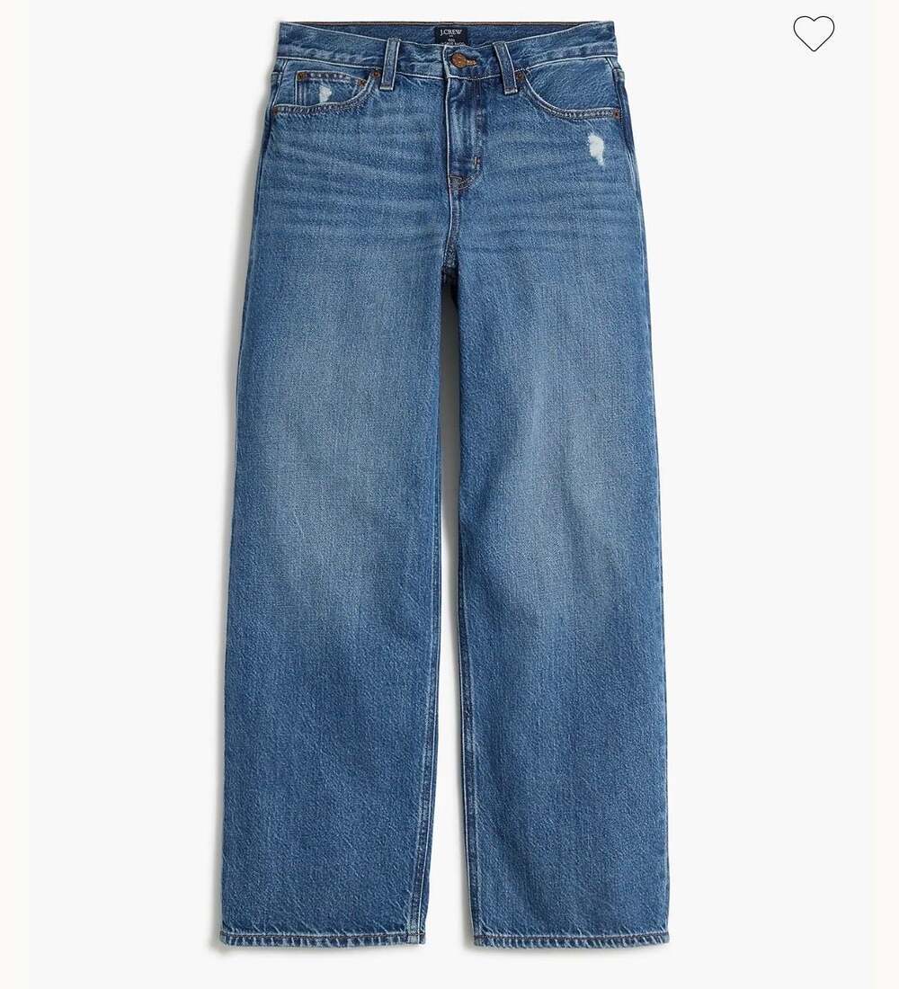 J.Crew Factory 90s Vintage Baggy Jeans Broadfield Wash Size 32